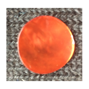 Rund 23mm orange 